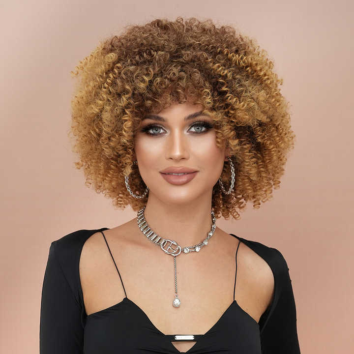 Fluffy Wigs Small Curly Wigs